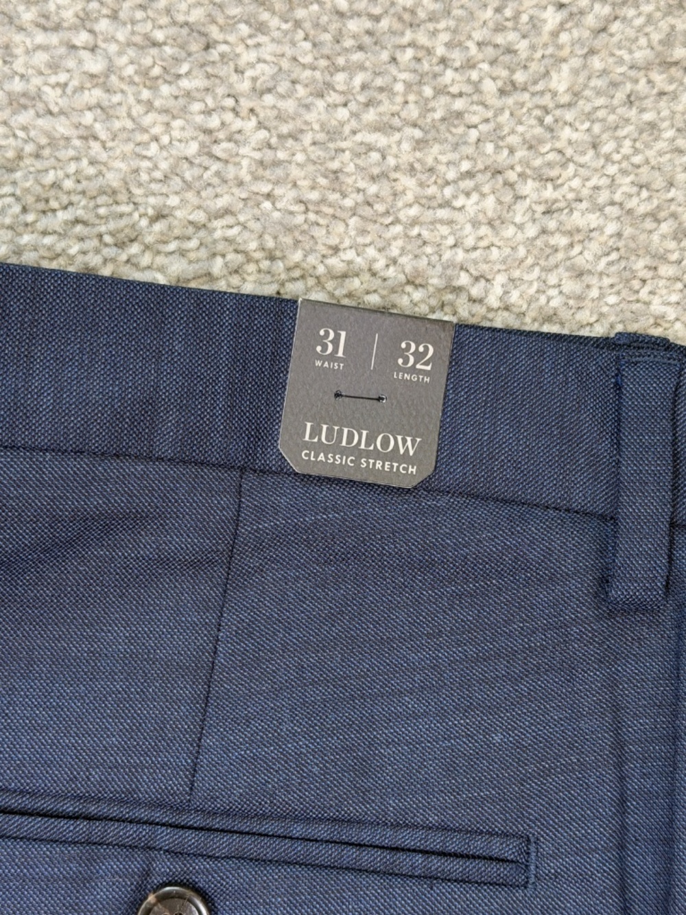 J Crew Ludlow Classic Stretch Wool Pants 31x32 NWT - Picture 3 of 13